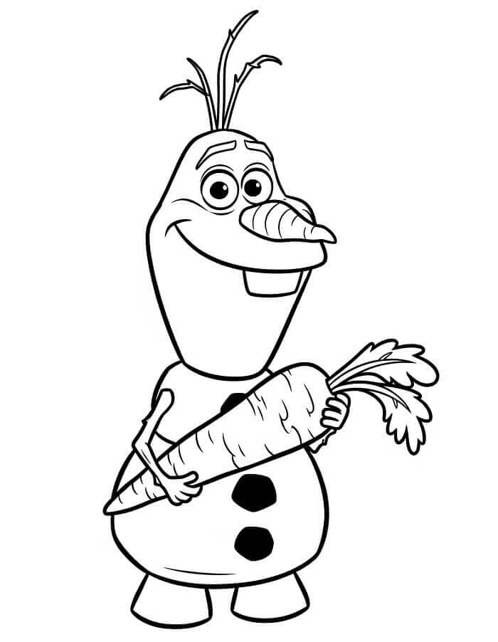 Olaf boyama sayfaları