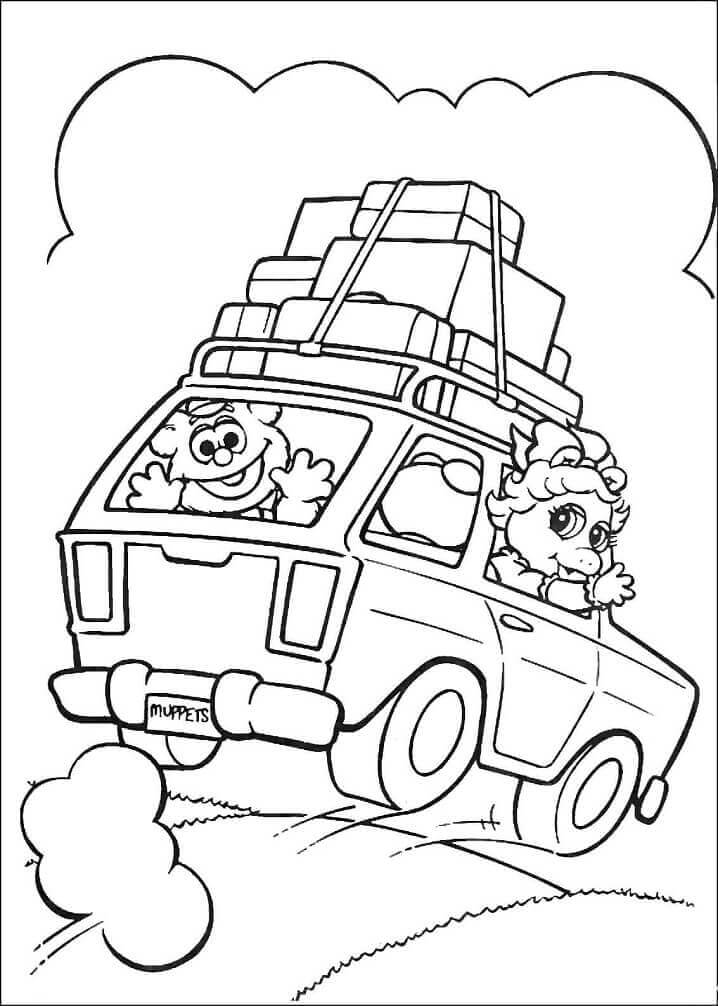 Muppet Babies (13) boyama sayfası