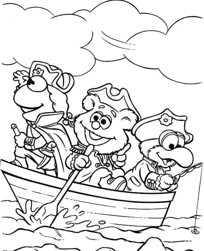 Muppet Babies (15) boyama sayfası