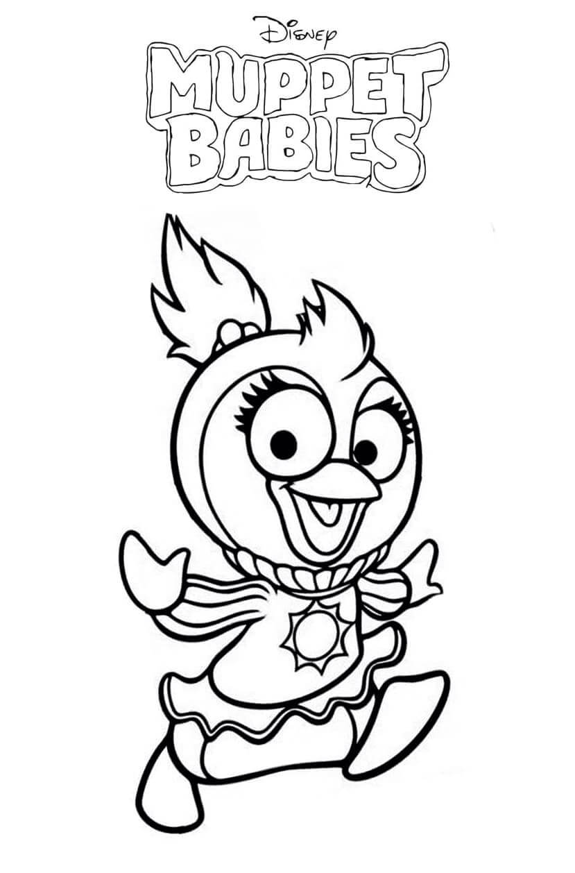 Muppet Babies (17) boyama sayfası