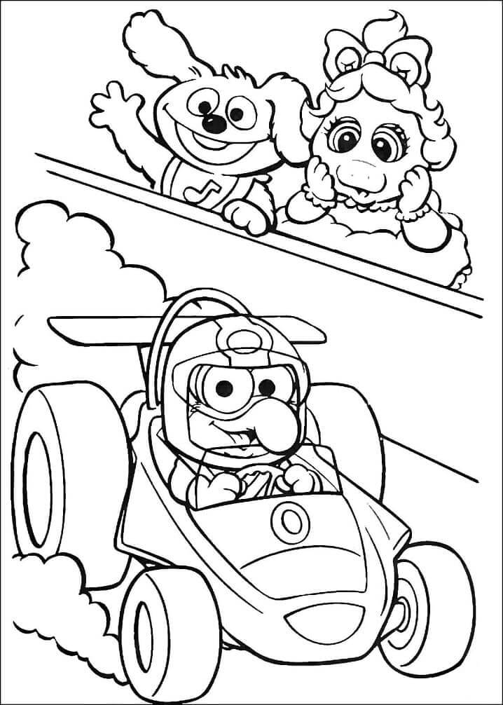 Muppet Babies (2) boyama sayfası
