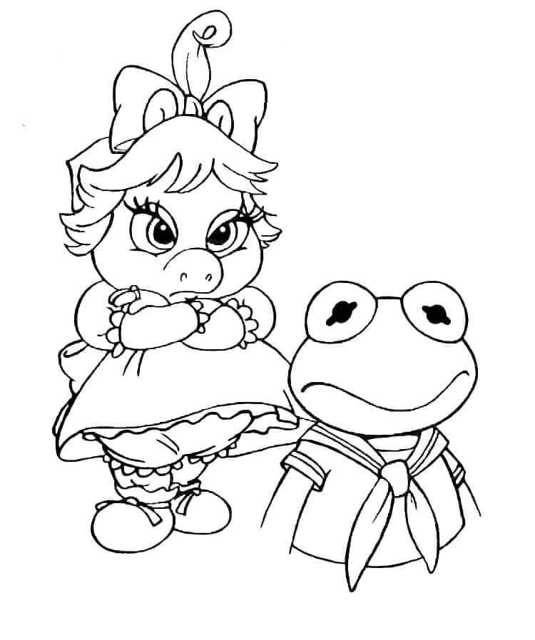 Muppet Babies boyama sayfaları