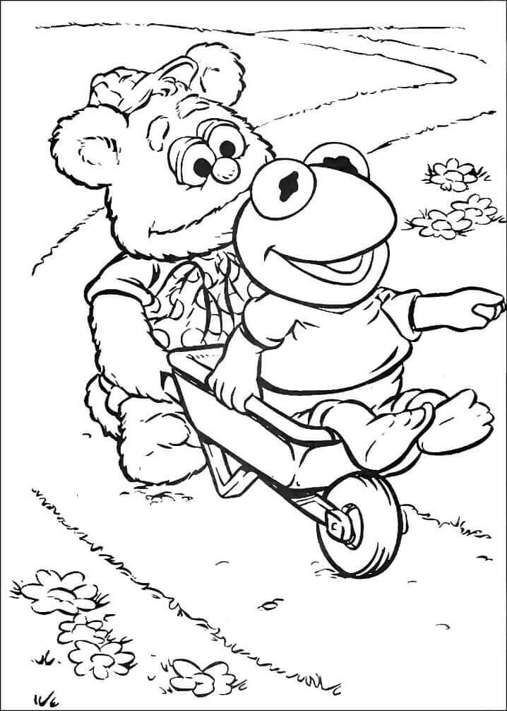 Muppet Babies (5) boyama sayfası