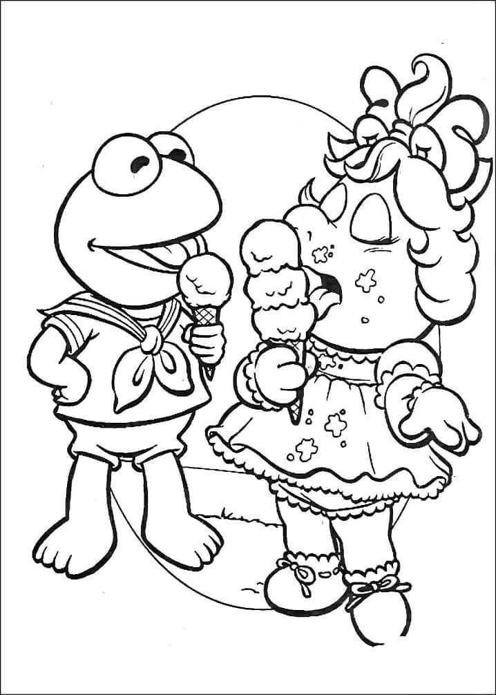 Muppet Babies (6) boyama sayfası