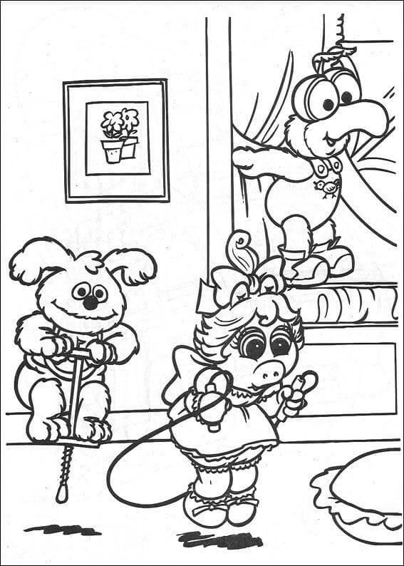 Muppet Babies (8) boyama sayfası