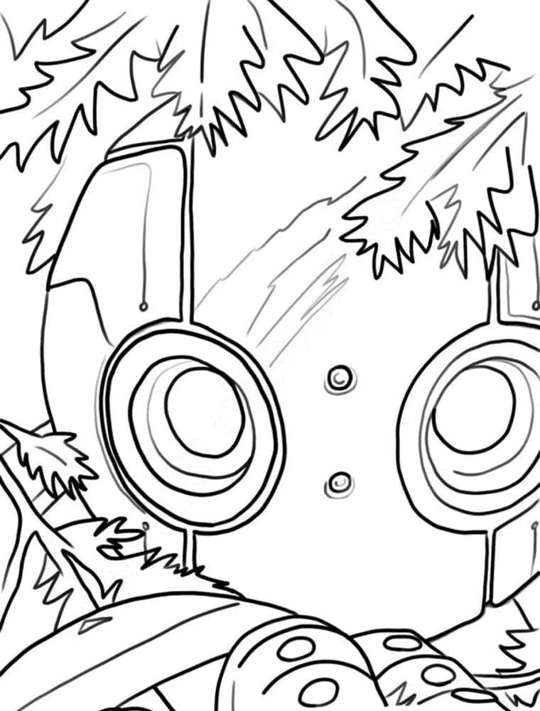 The Wild Robot (20) boyama sayfası