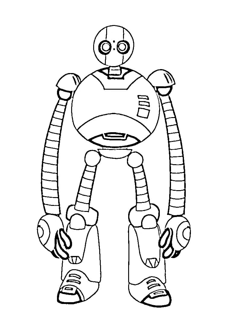 The Wild Robot (21) boyama sayfası