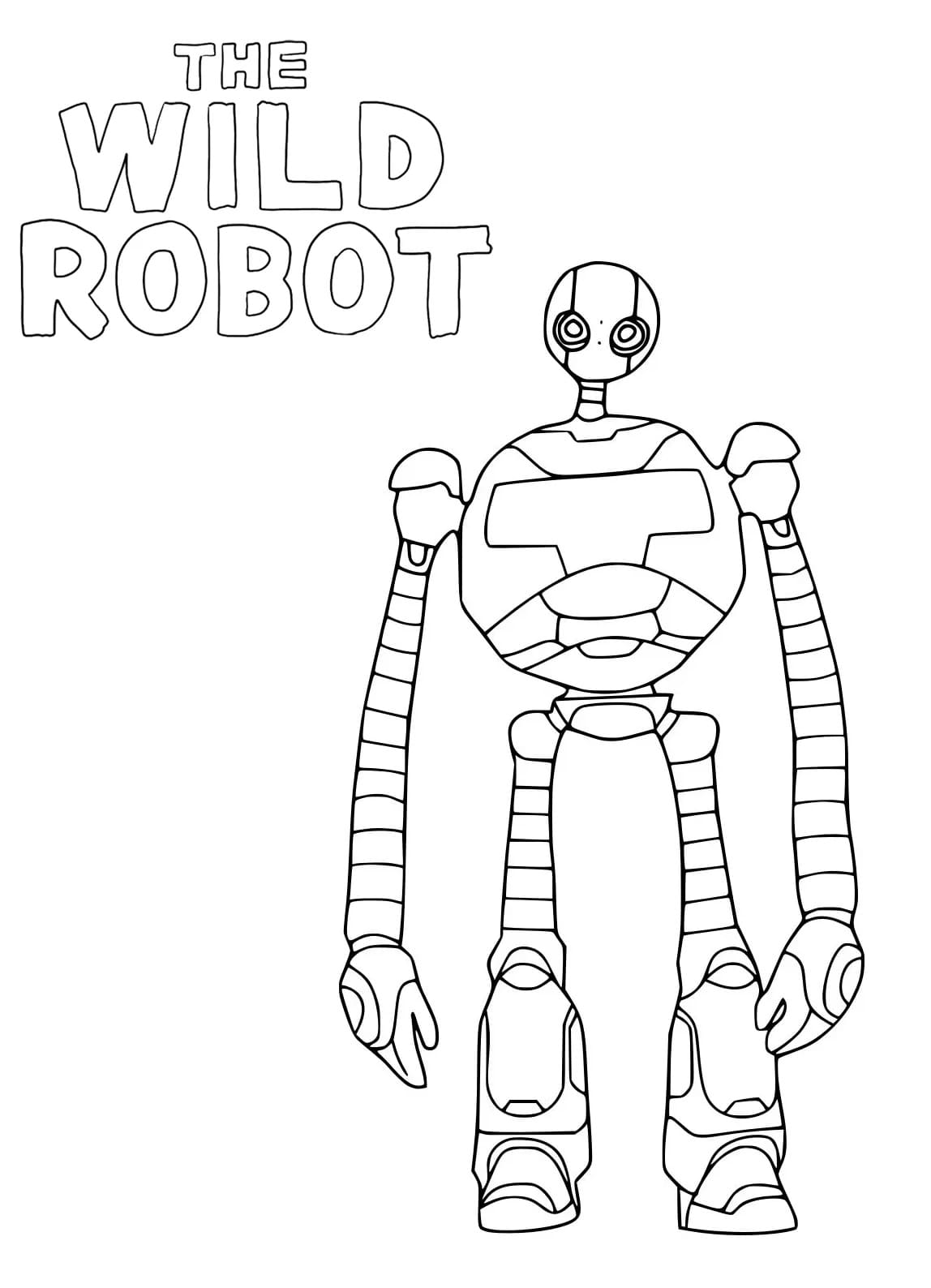 The Wild Robot boyama sayfaları